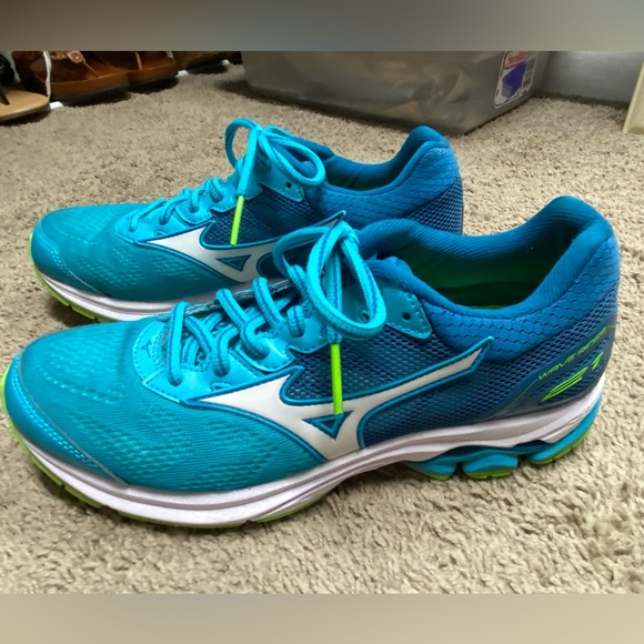 🩵👟Mizuno • blue wave runner 21 running shoes • 8.5 • EUC - Picture 4 of 7